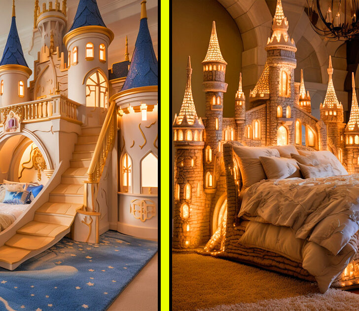 These Giant Disney Castle Shaped Beds Will Turn Your Bedroom Into A