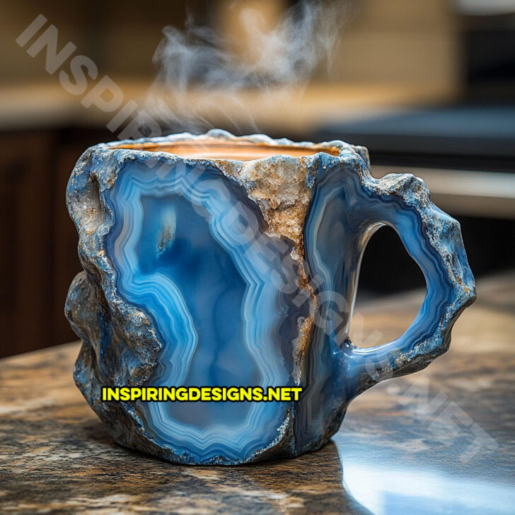 These Mineral Crystal Coffee Mugs Will Rock Your Morning Vibes