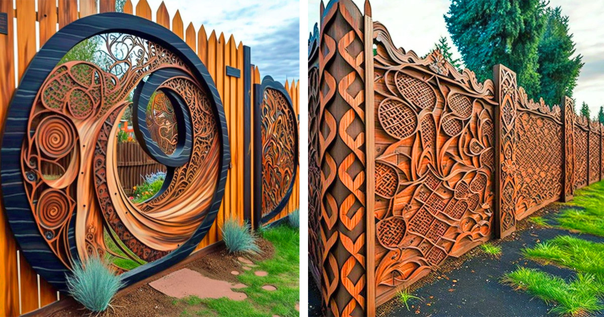 Unique and Creative Yard Fence Designs To Help With Your New Fence Build –  Inspiring Designs