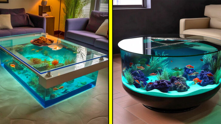 Glass Coffee Table Aquariums Are Now a Thing, and They’re Spectacular Looking