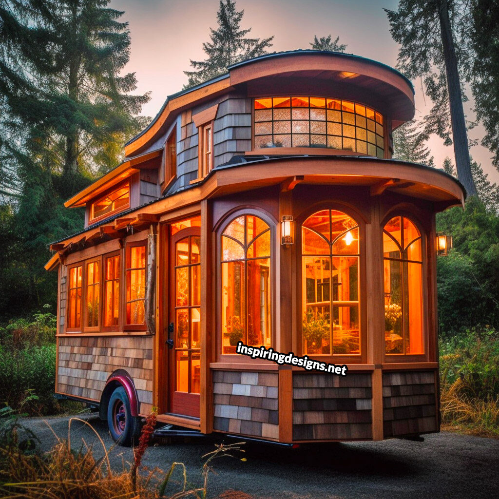 Custom portable tiny houses on wheels for sale.