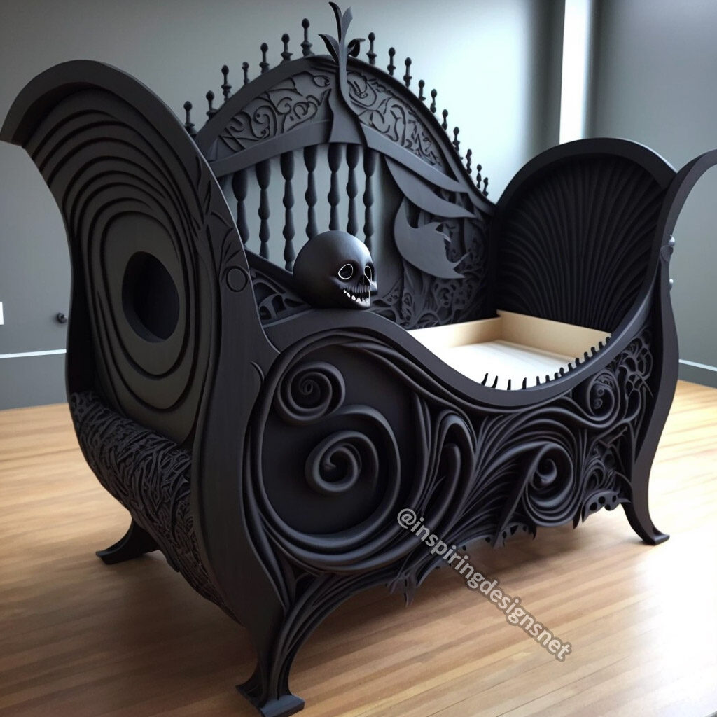 Baby Crib Design Inspired By The Nightmare Before Christmas