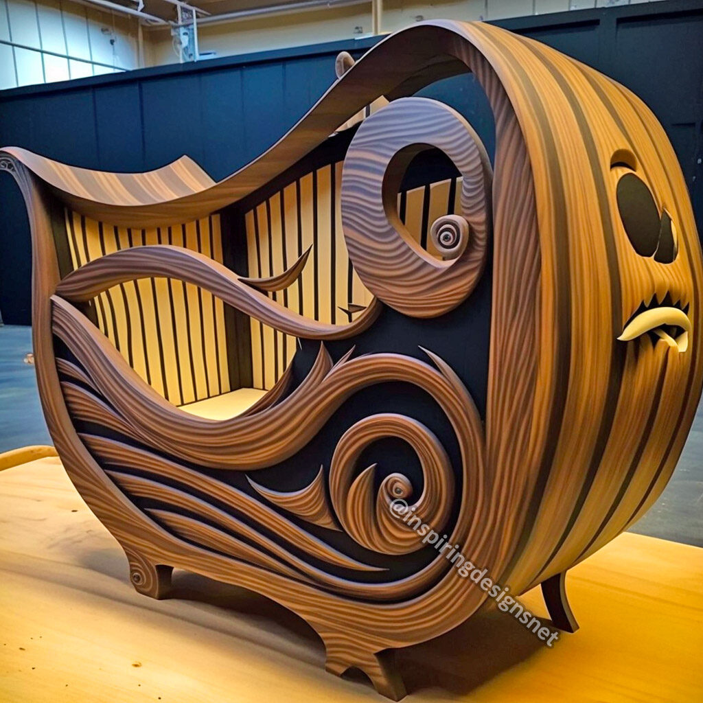 Baby Crib Design Inspired By The Nightmare Before Christmas