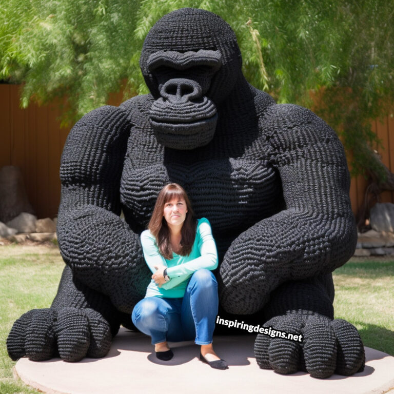 Giant LifeSize Crochet Animals (Including a Crochet Elephant