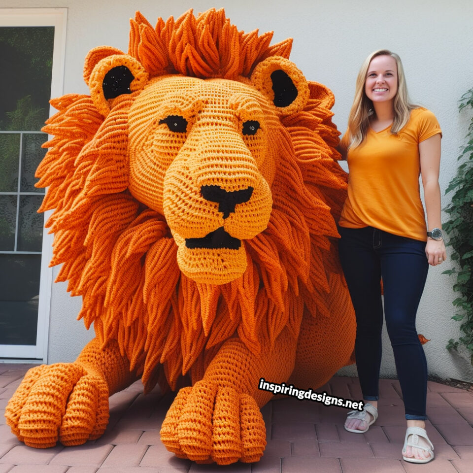 Giant LifeSize Crochet Animals (Including a Crochet Elephant