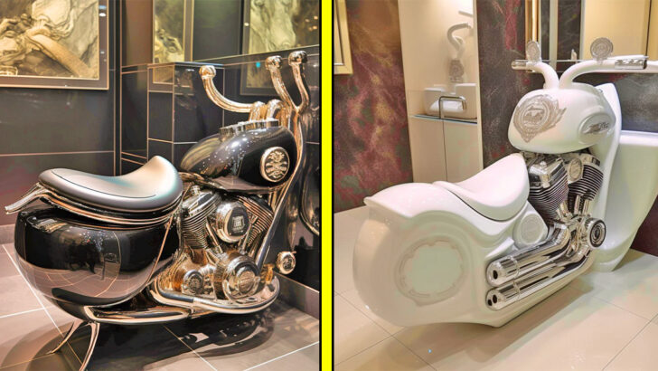 Harley-Davidson Inspired Toilets: The Ultimate Throne for Motorcycle Enthusiasts