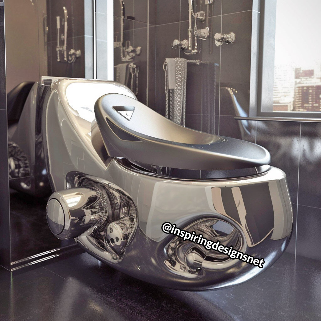 Harley-Davidson Inspired Toilets - Toilet made form motorcycle