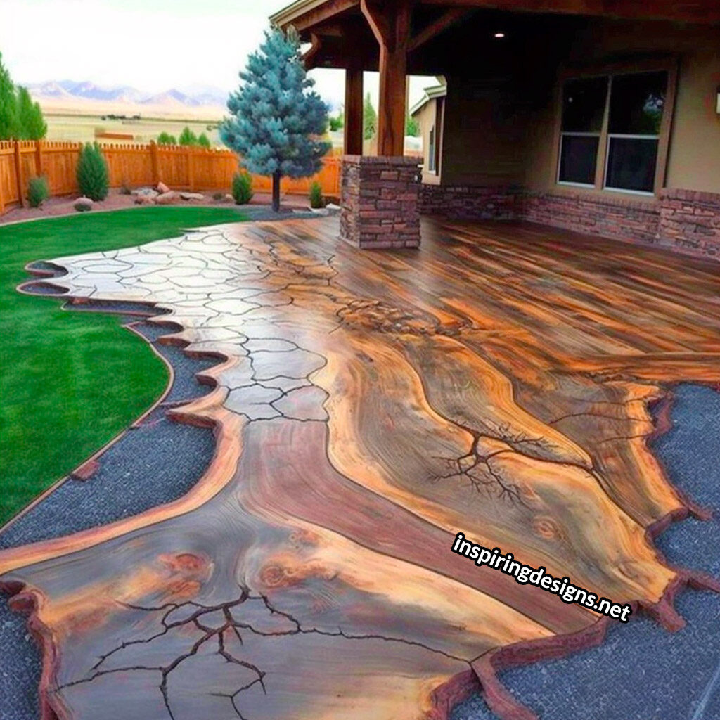 Stamped Concrete That Looks Like Wood 30 Amazing Examples That