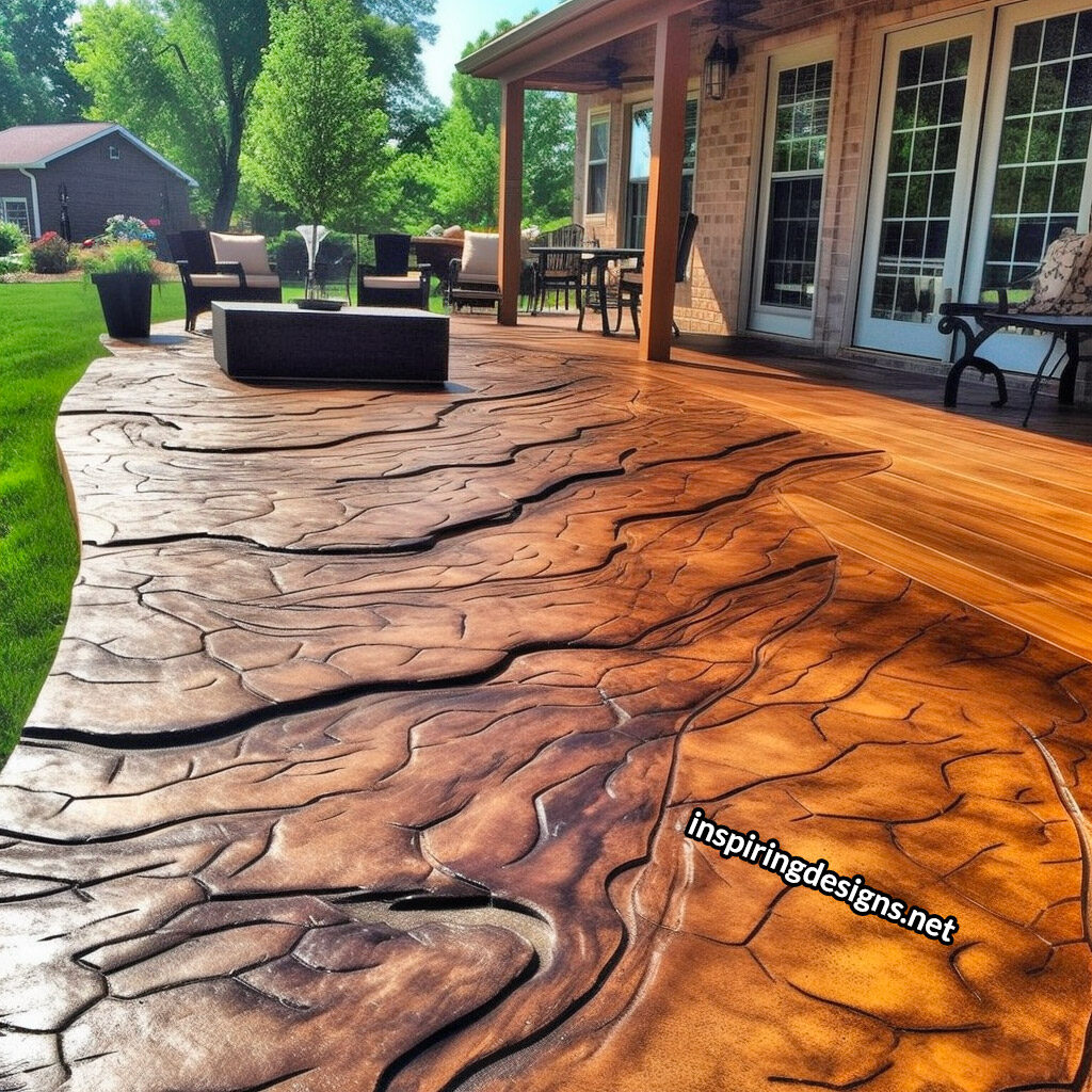 Stamped Concrete That Looks Like Wood 30 Amazing Examples That