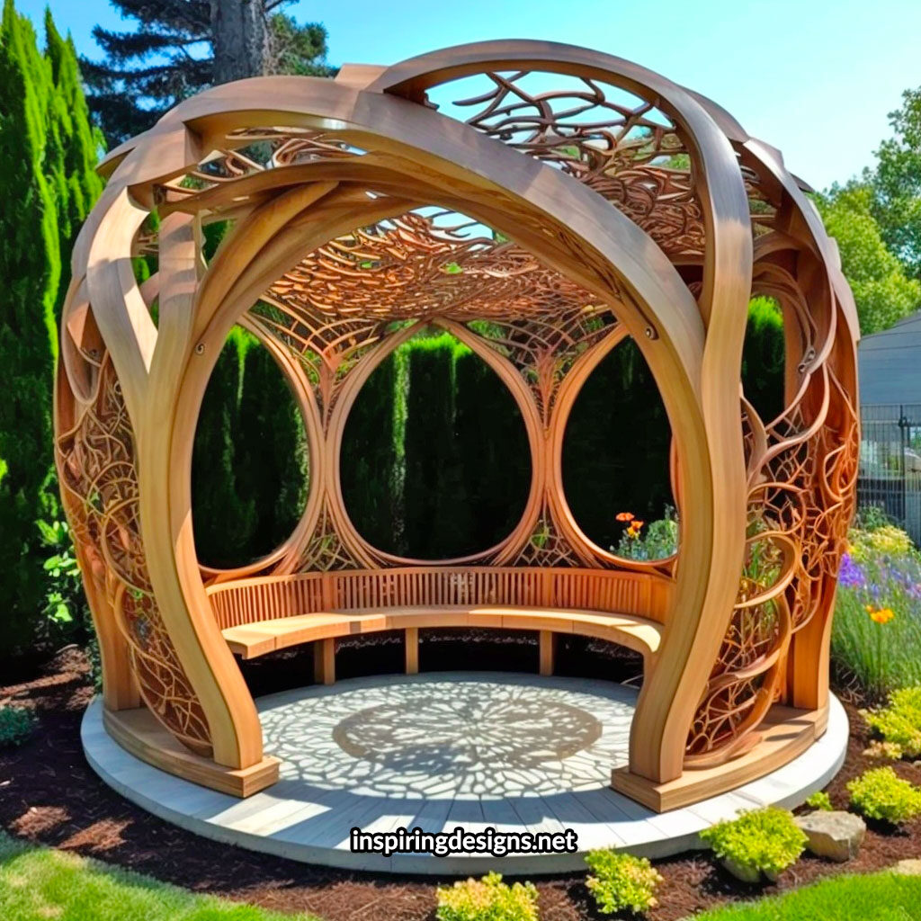 Beautiful Creative Pergola design with incredible craftsmanship