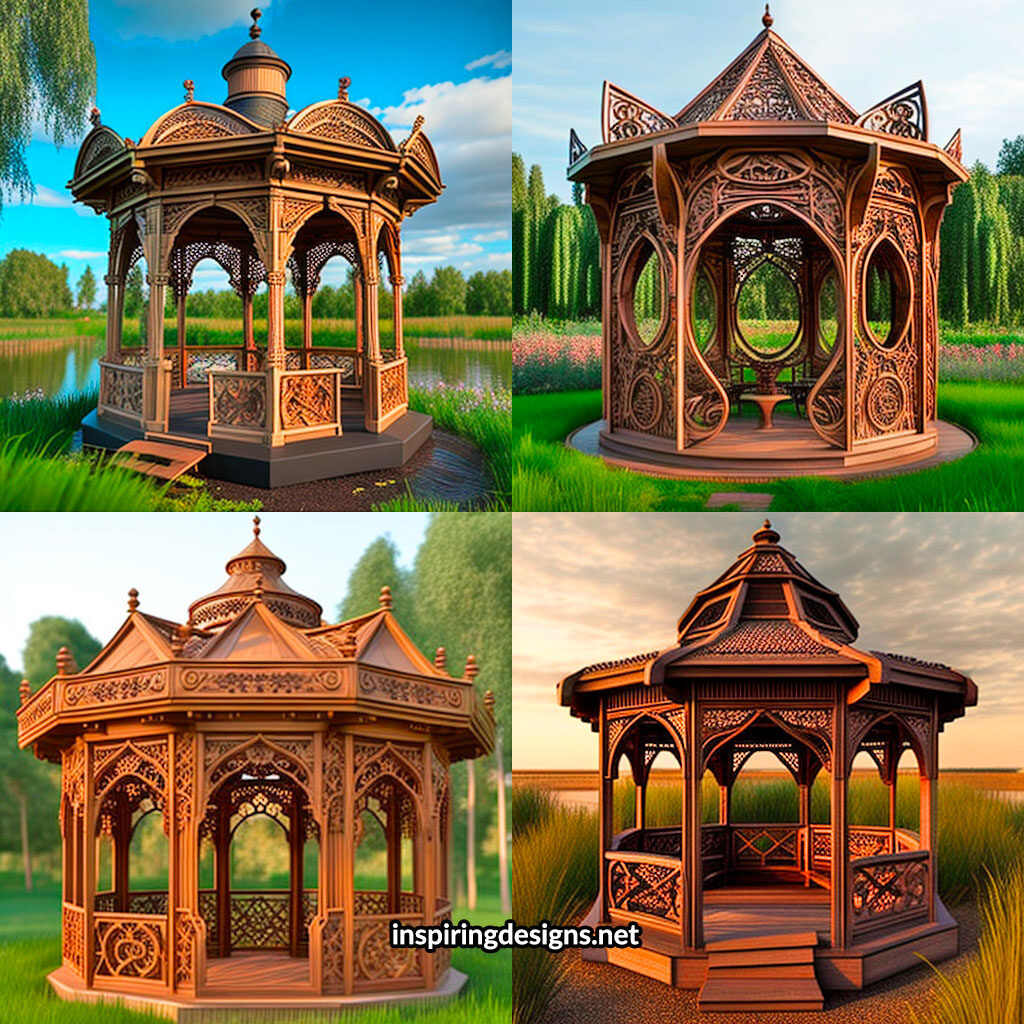 Beautiful Creative Gazebo design with incredible craftsmanship