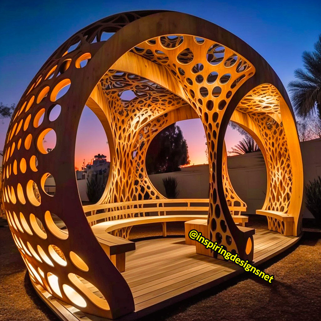 Beautiful Creative Gazebo design with incredible craftsmanship