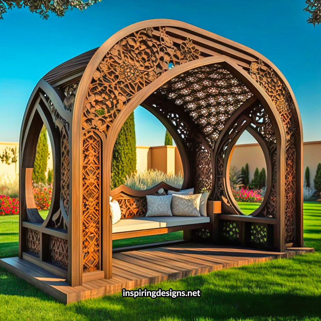 Beautiful Creative Pergola design with incredible craftsmanship