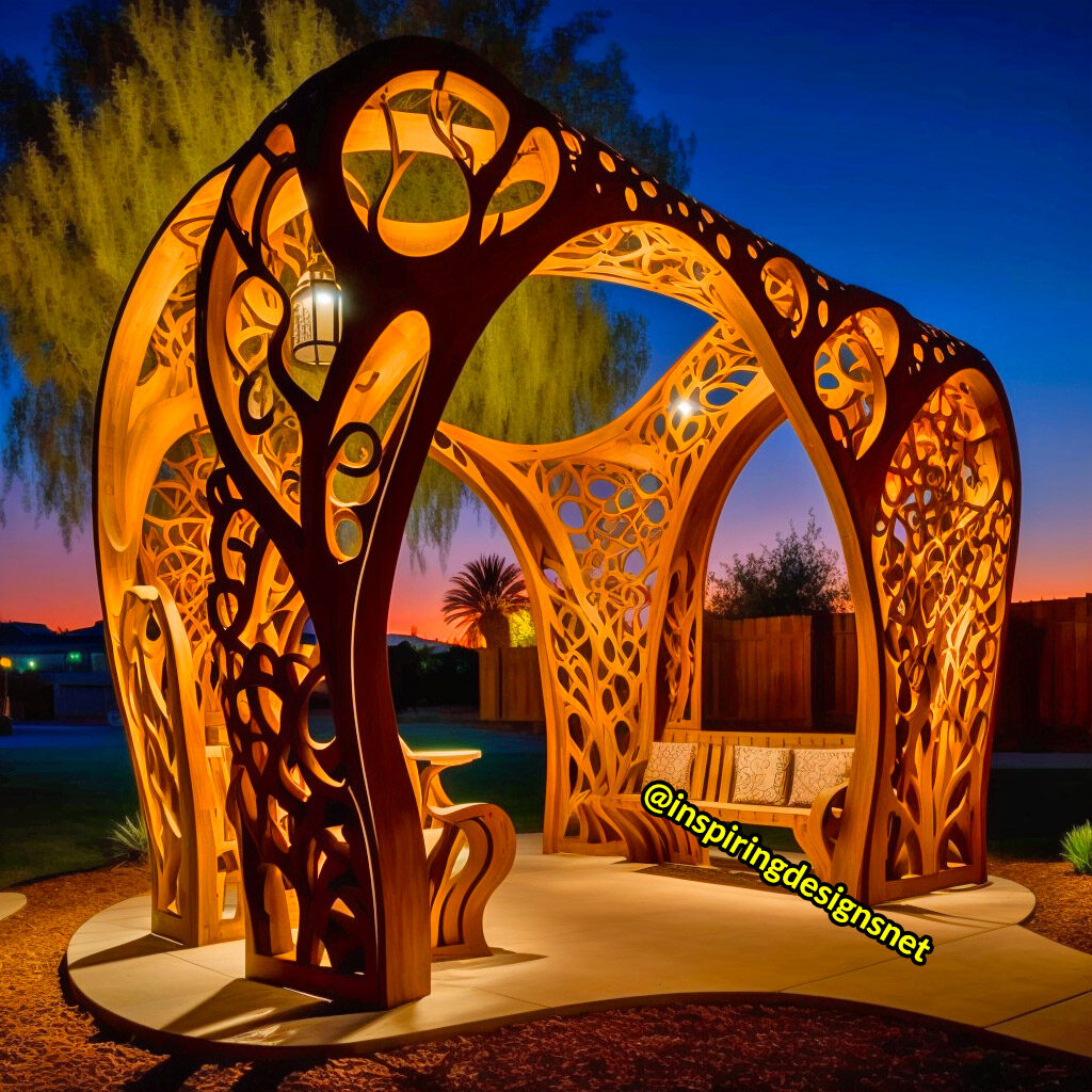 Beautiful Creative Gazebo design with incredible craftsmanship