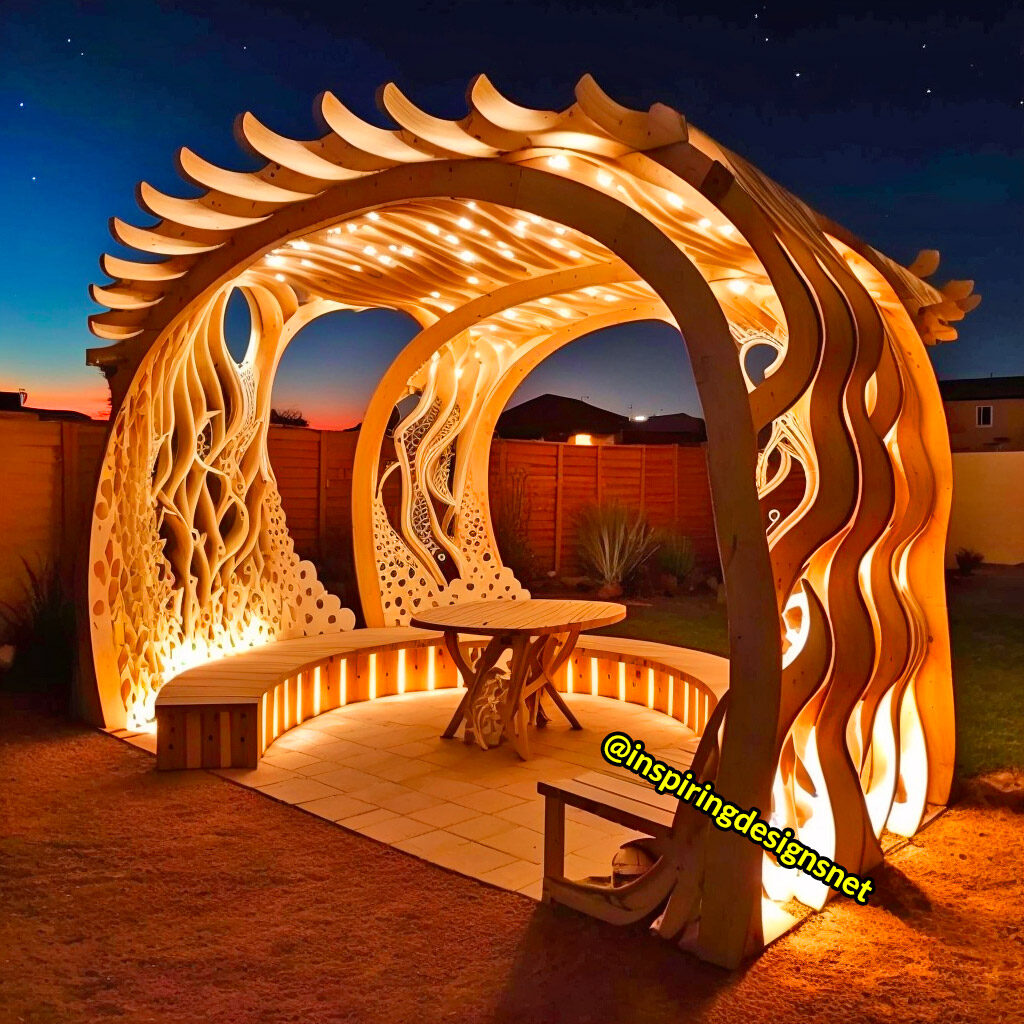 Beautiful Creative Gazebo design with incredible craftsmanship