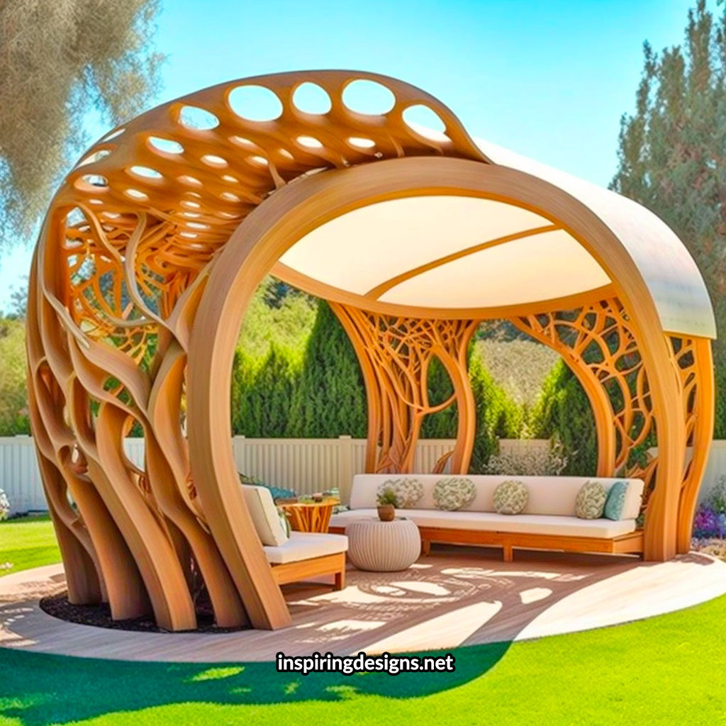 Beautiful Creative Pergola design with incredible craftsmanship