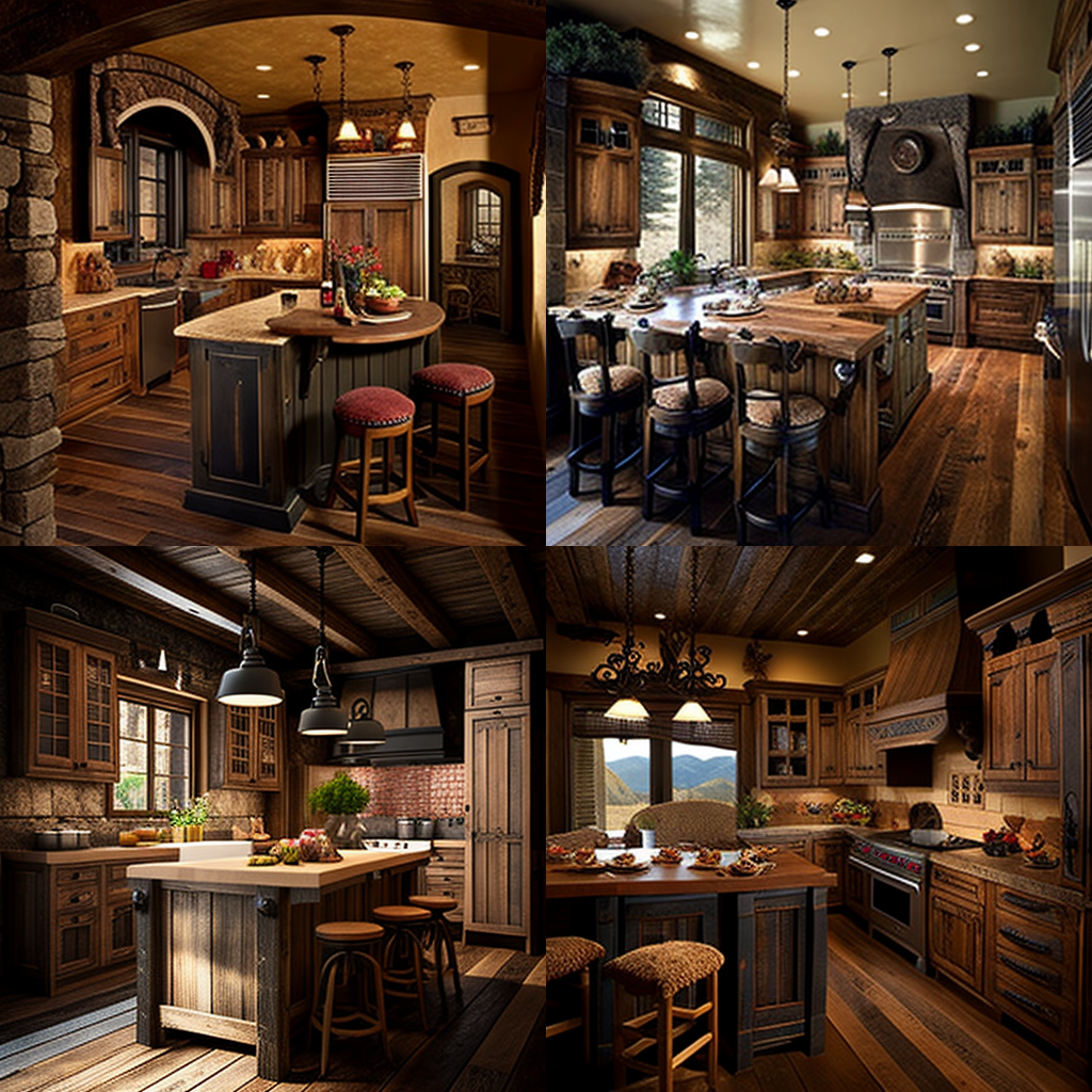Rustic kitchen design inspiration