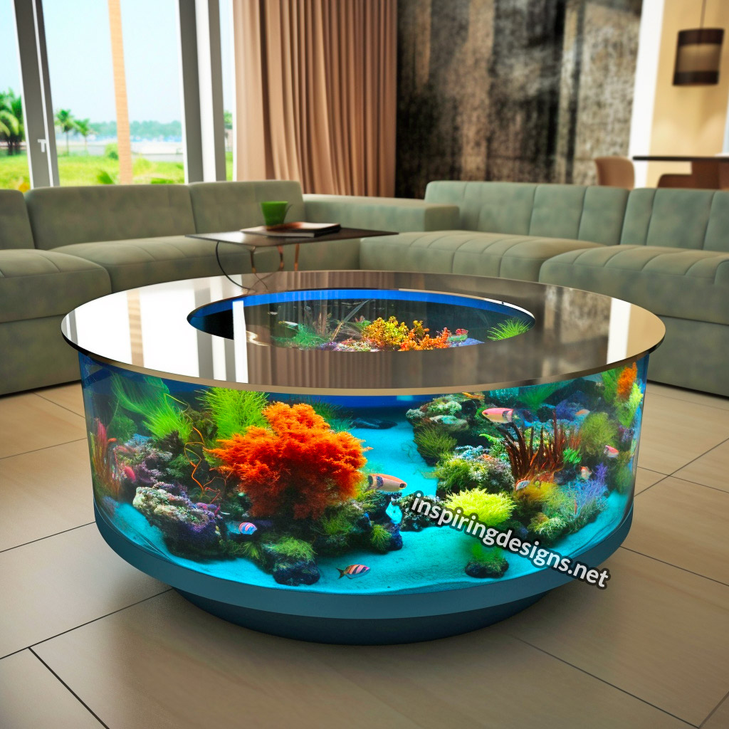 Glass Coffee Table Aquariums Are Now a Thing and They re Spectacular Looking Inspiring Designs