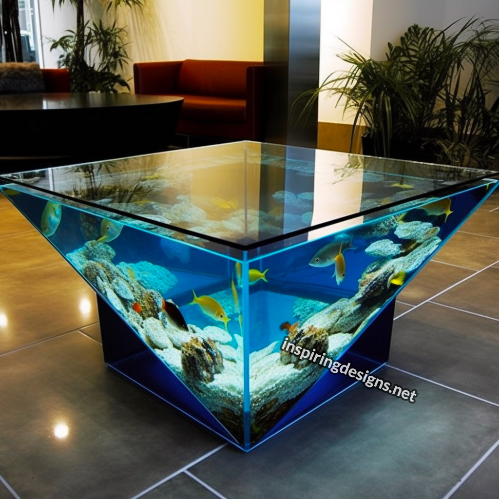 Glass Coffee Table Aquariums