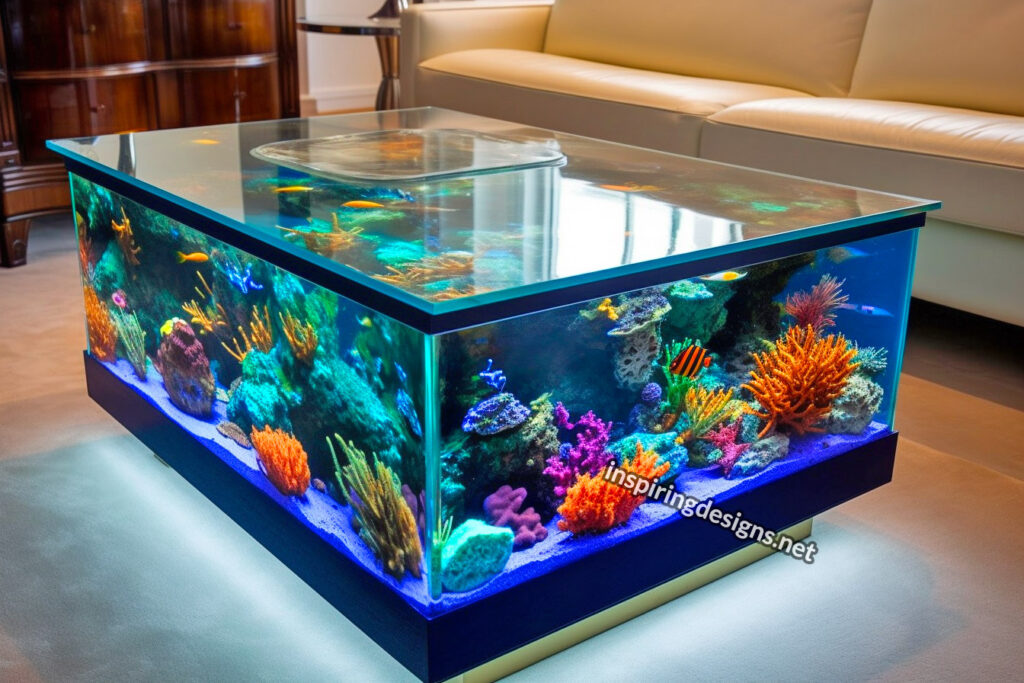 Glass Coffee Table Aquariums