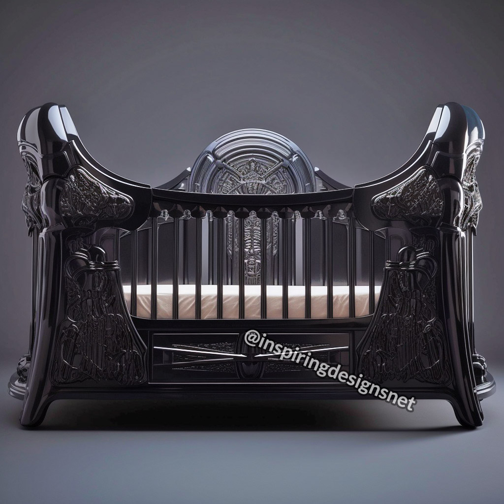 gothic baby cribs