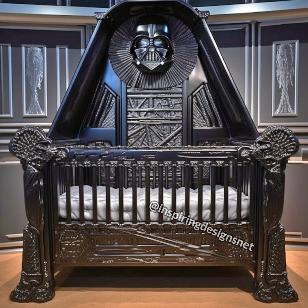 Star wars best sale crib set