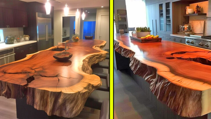 Live Edge Countertops Are Here, and We Can’t Get Enough Of Them!