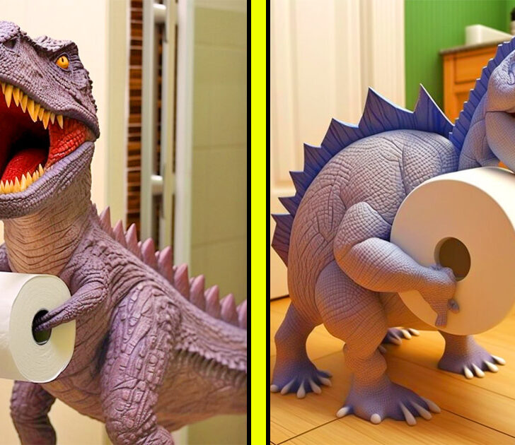 These Dinosaur Toilet Paper Holders Are Perfect For a Dino Loving Kid's  Bathroom – Inspiring Designs