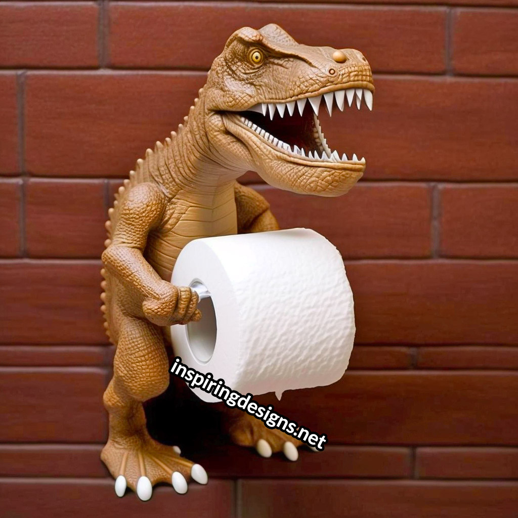 Dinosaur Toilet Paper Holders