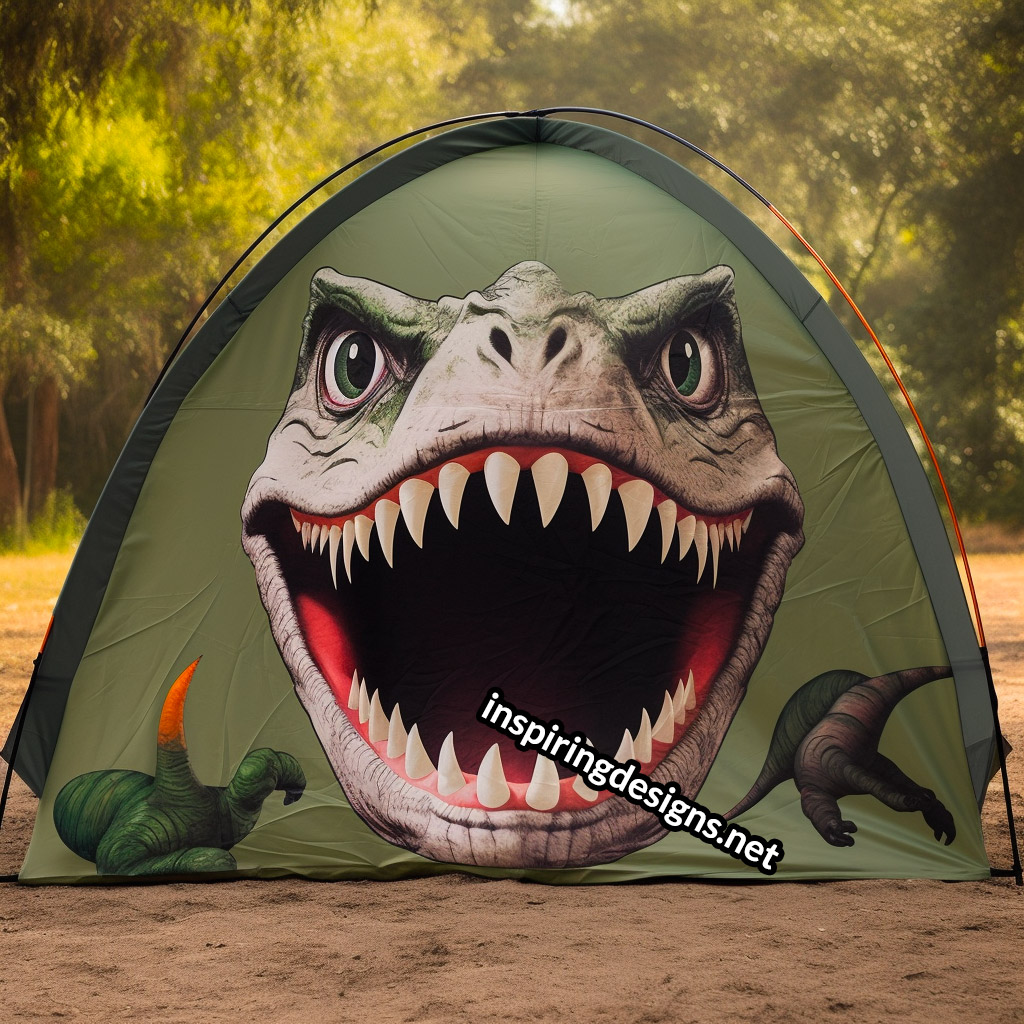 3D Dinosaur Shaped Camping Tents