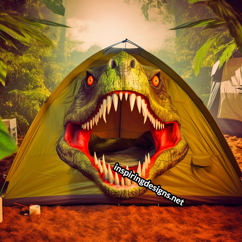 3D Dinosaur Shaped Camping Tents