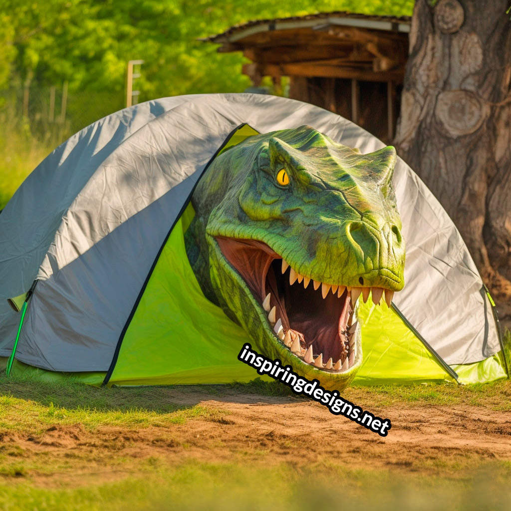 3D Dinosaur Shaped Camping Tents