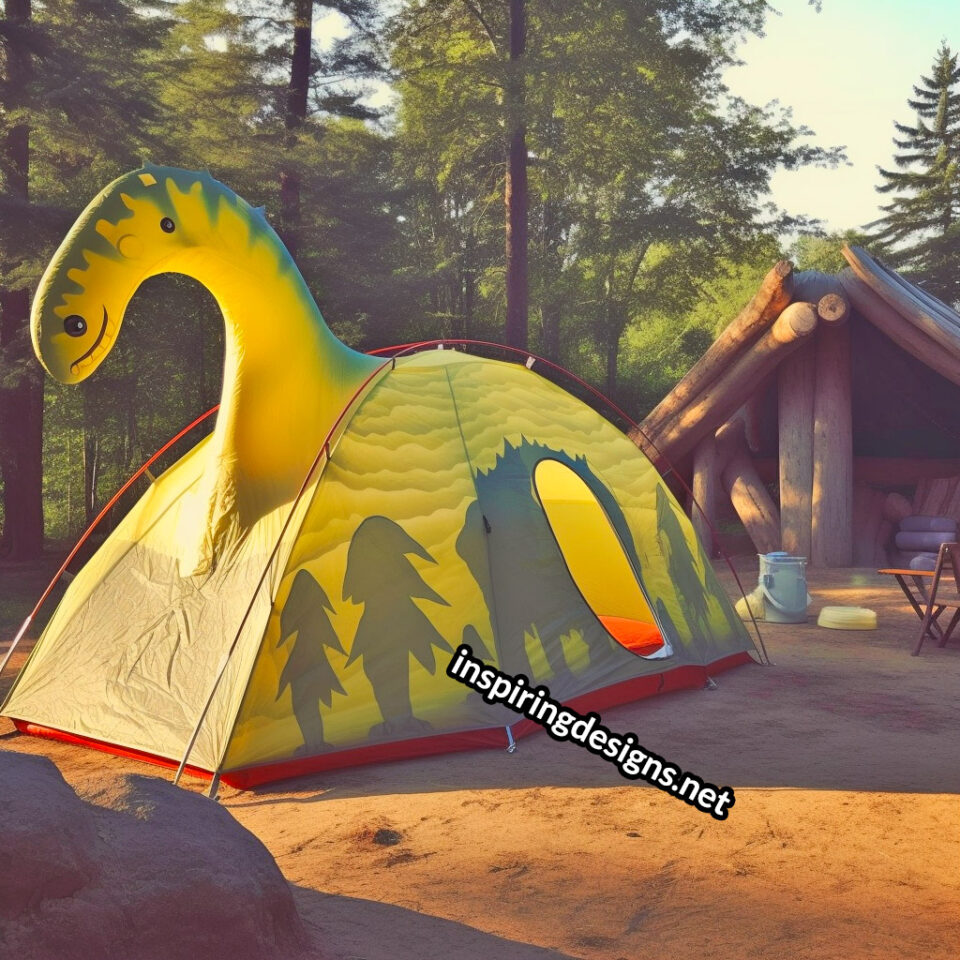 These 3D Dinosaur Shaped Camping Tents Are perfect For Camping With Kids Inspiring Designs