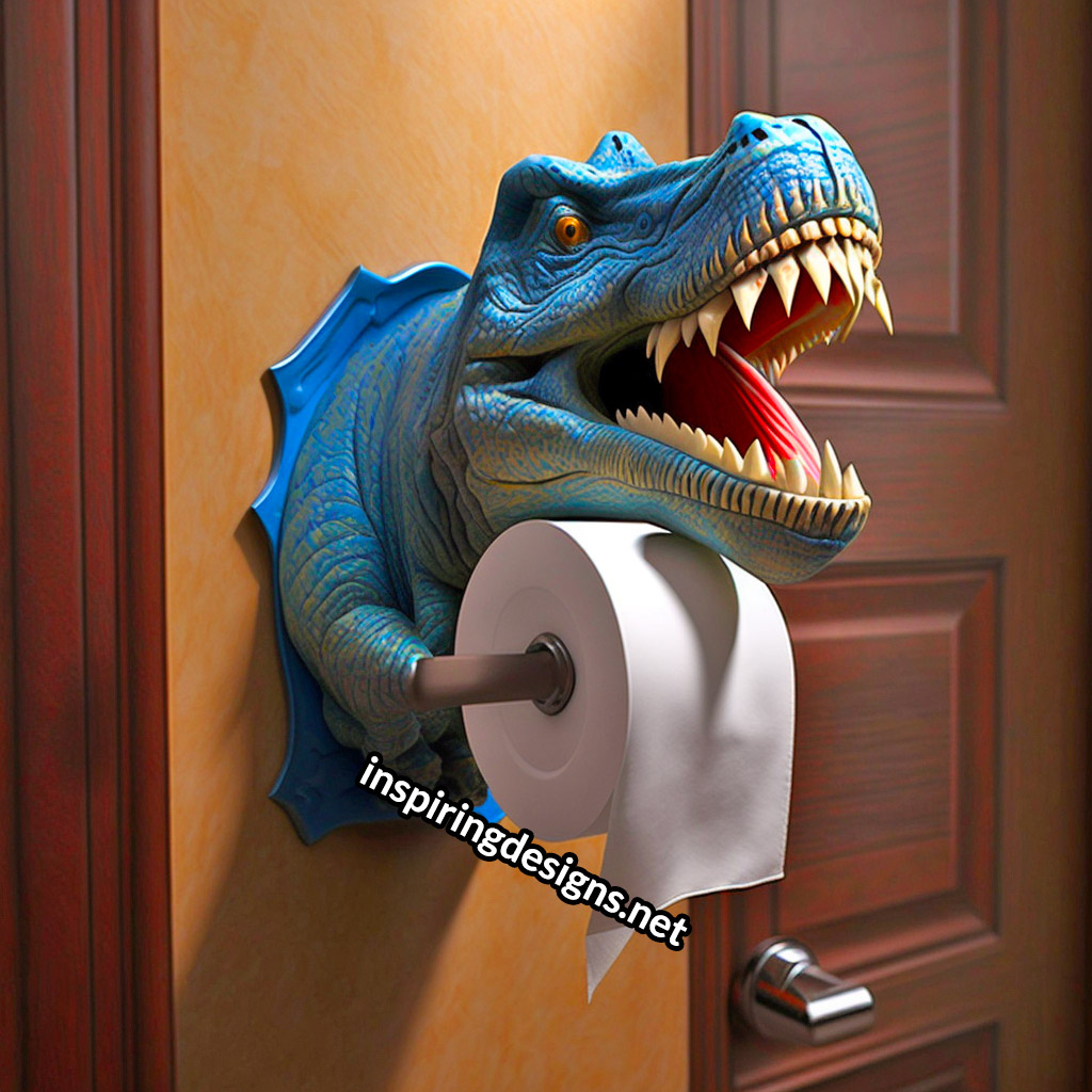 Dinosaur Toilet Paper Holders