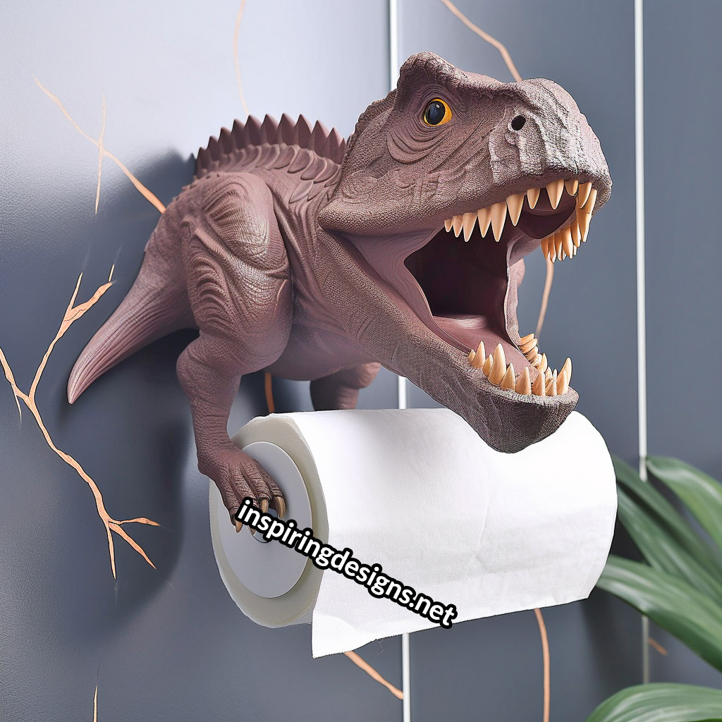 Dinosaur Toilet Paper Holders