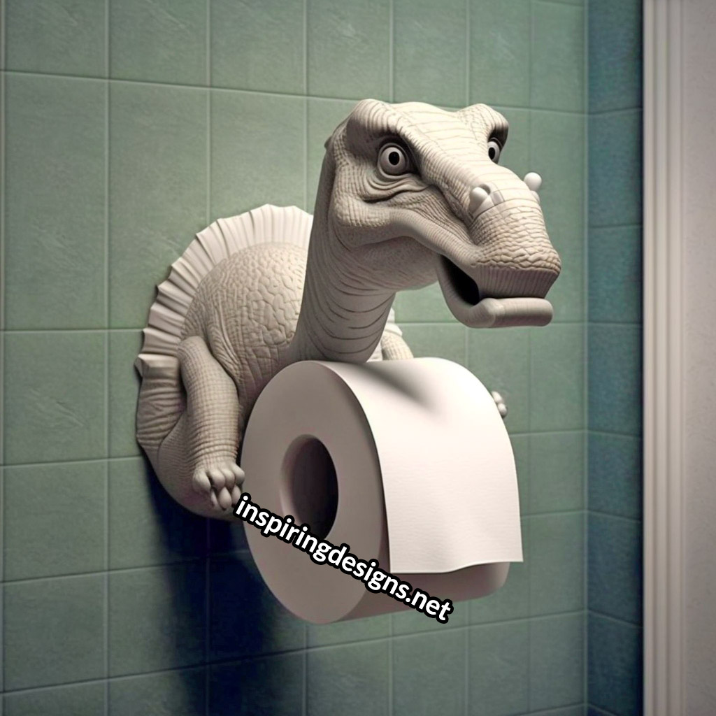 Dinosaur Toilet Paper Holders