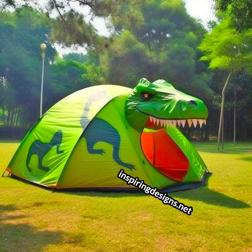 3D Dinosaur Shaped Camping Tents