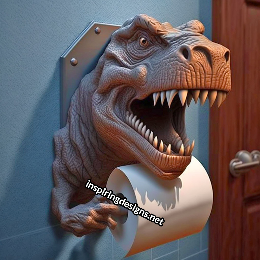 Dinosaur Toilet Paper Holders