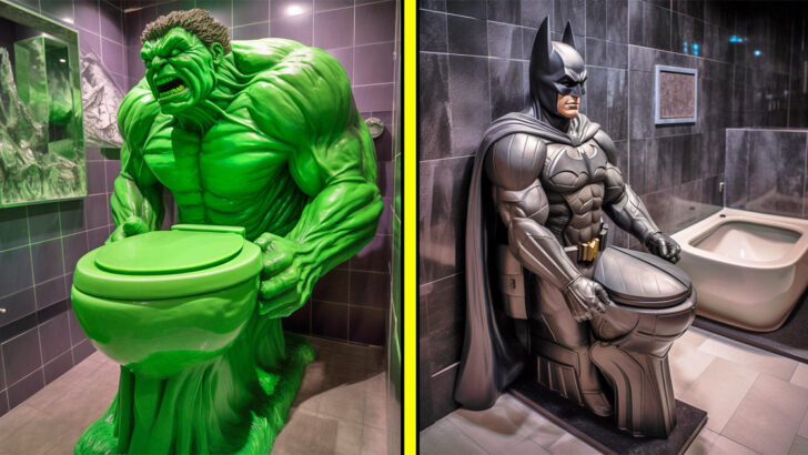 These Superhero Toilets Are a Must For Man-Caves and Home Theater Bathrooms!