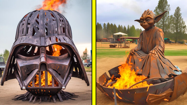 20+ Star Wars Fire Pit Designs To Geek-Up Your Backyard