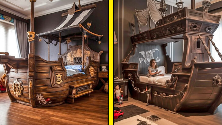 These Pirate Ship Kid’s Beds Bring the High Seas to Your Child’s Bedroom