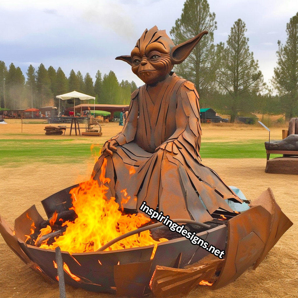 Star Wars Fire Pits - Yoda Bonfire Pit