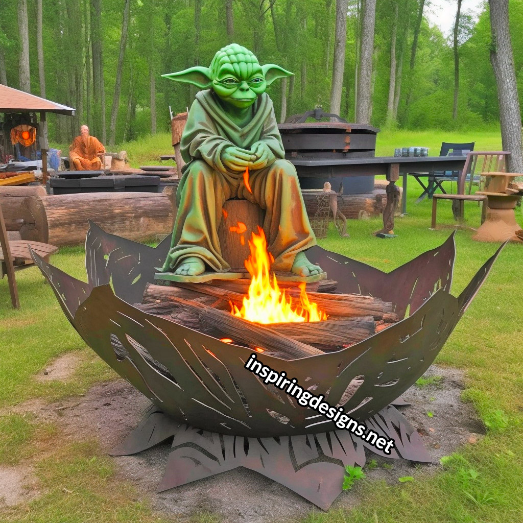 Star Wars Fire Pits - Yoda Bonfire Pit