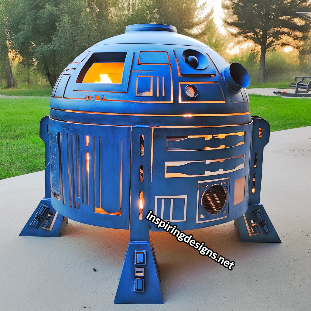 Star Wars Fire Pits - R2D2 Bonfire Pit