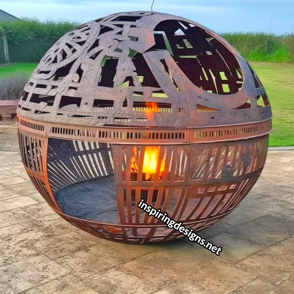 Star Wars Fire Pits - Death Star Bonfire Pit