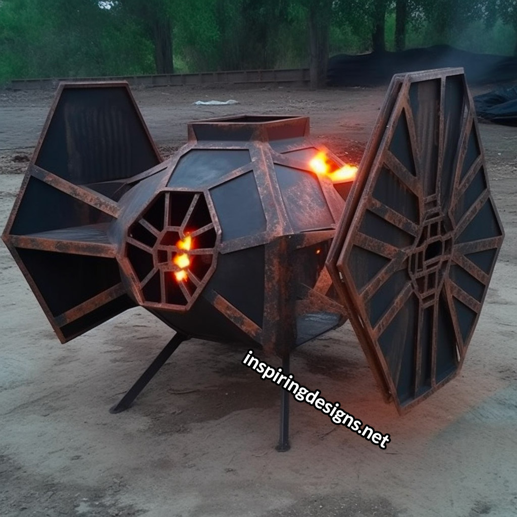 Star Wars Fire Pits - TIE Fighter Bonfire Pit