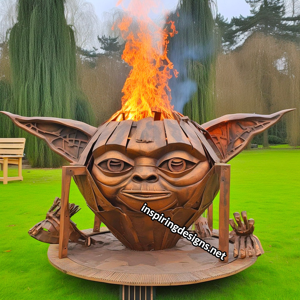 Star Wars Fire Pits - Yoda Bonfire Pit