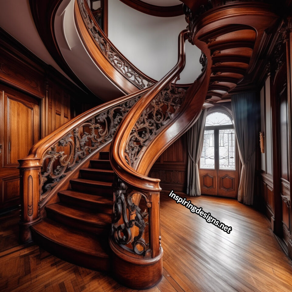 20+ Handcrafted Wooden Staircase Designs That Are Absolutely Stunning ...