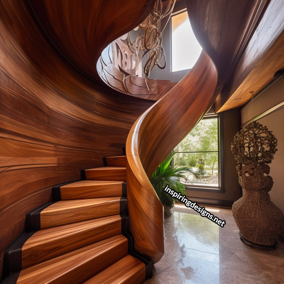 20+ Handcrafted Wooden Staircase Designs That Are Absolutely Stunning ...