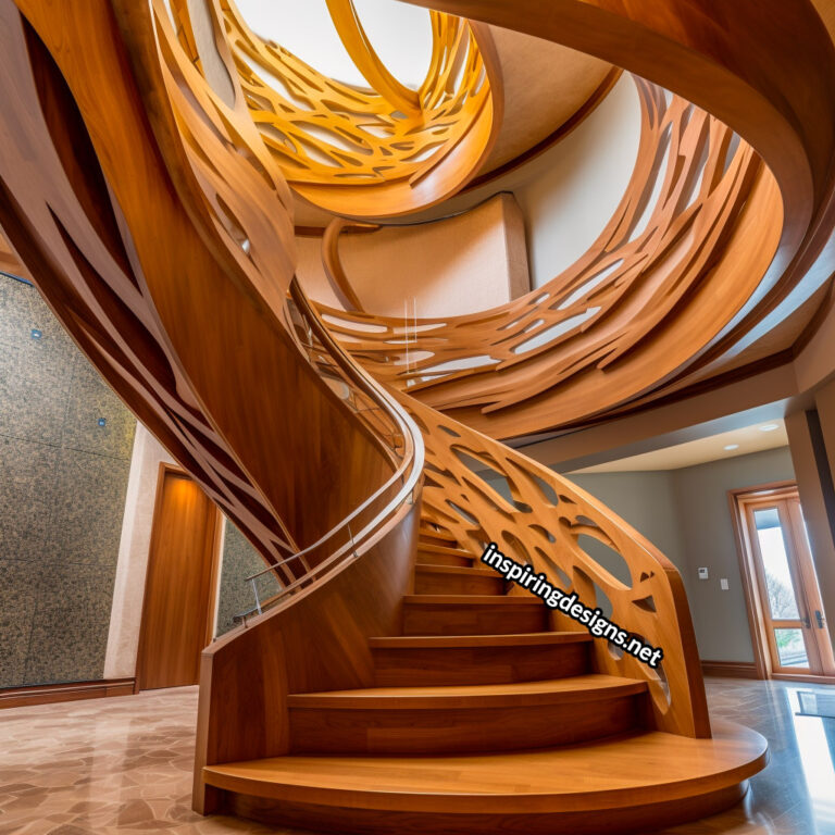 20+ Handcrafted Wooden Staircase Designs That Are Absolutely Stunning!